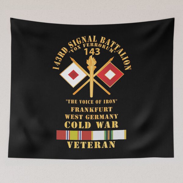 Item preview, Army - 143rd Signal Battalion -The Voice of Iron BR - Num, Frankfurt, West Germany X 300 designed and sold by Military Insignia Products.