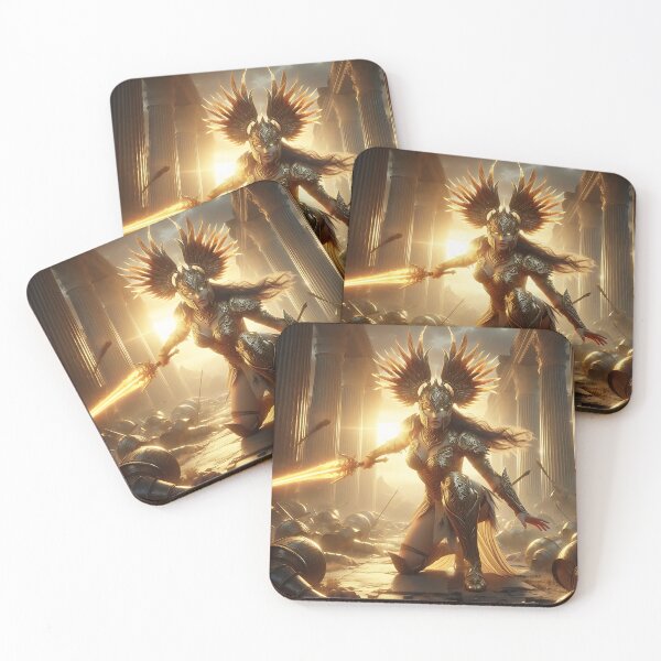 Item preview, Golden Amazon Warrior designed and sold by GalleryBrisArt.
