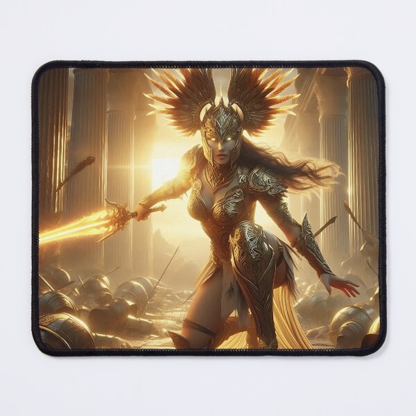 Item preview, Golden Amazon Warrior designed and sold by GalleryBrisArt.
