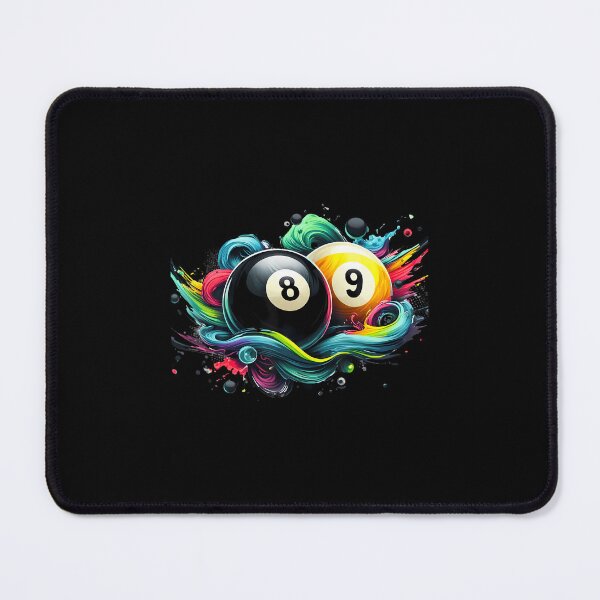 Item preview, Billiards Pool Player 8 Ball 9 Ball Paint Art Billiard Balls designed and sold by PeggyBeverly.