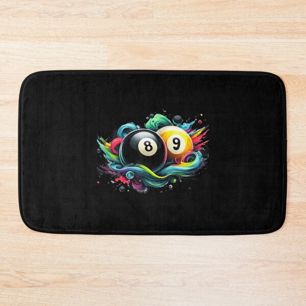 Item preview, Billiards Pool Player 8 Ball 9 Ball Paint Art Billiard Balls designed and sold by PeggyBeverly.