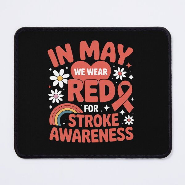 Item preview, In May We Wear Red For Stroke Awareness Stroke Warrior designed and sold by Moxizz.