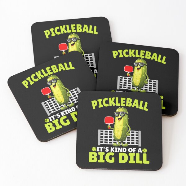 Item preview, Pickleball Its Kind Of A Big Dill Funny Dill Pickle Glasses designed and sold by ClaraTeresa1.