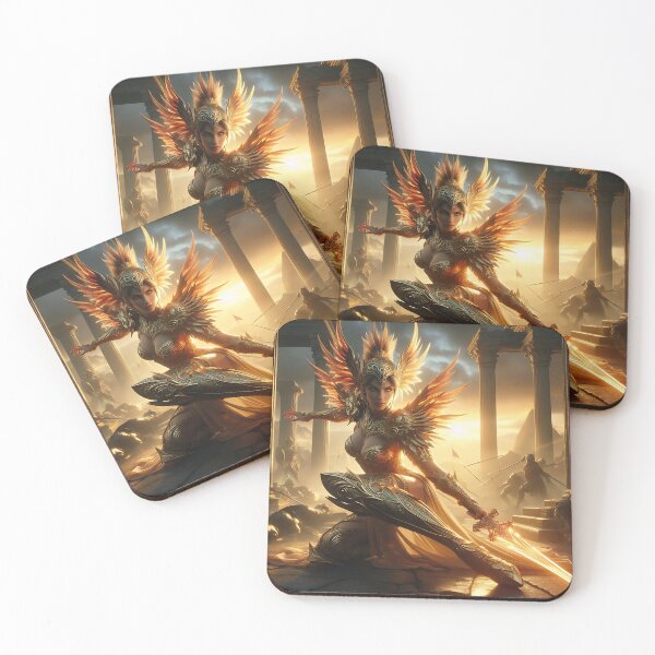 Item preview, Golden Amazon Warrior designed and sold by GalleryBrisArt.