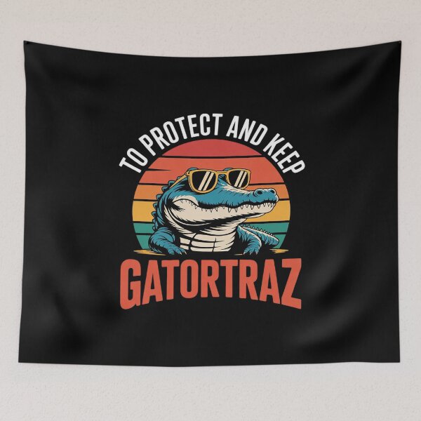 Item preview, GATORTRAZ Alligator Prison Warden Sunglasses  designed and sold by MythWoot.