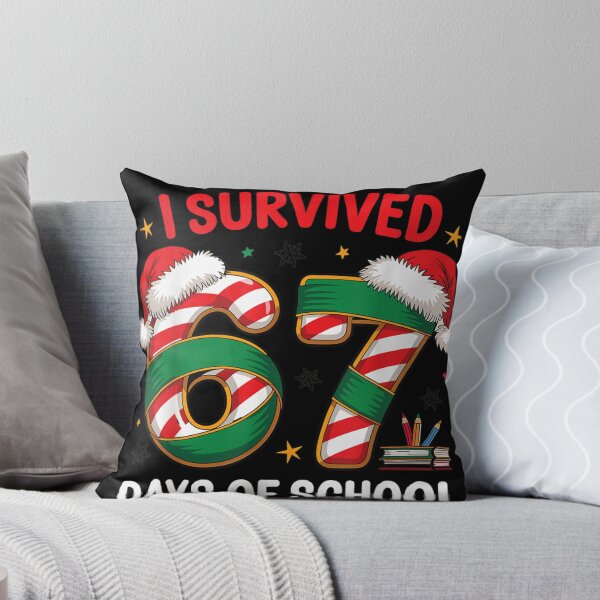 Item preview, I Survived 67 Days of School Candy Cane Christmas Countdown designed and sold by HuserPiri.