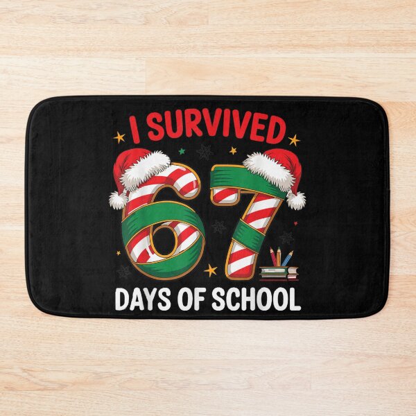Item preview, I Survived 67 Days of School Candy Cane Christmas Countdown designed and sold by HuserPiri.