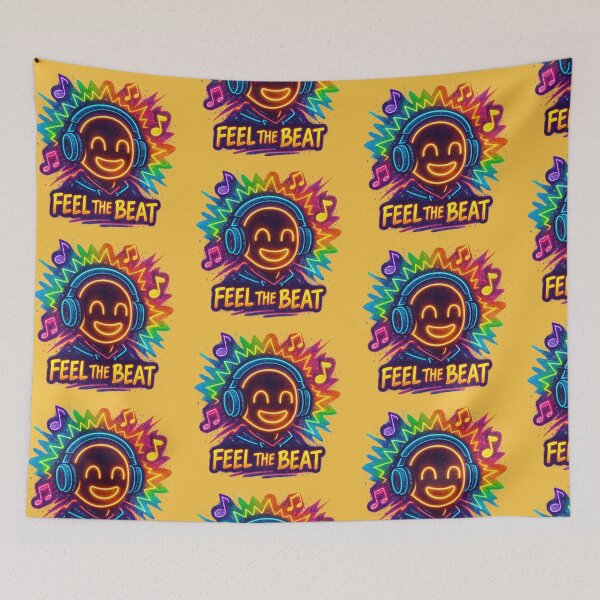 Item preview, Feel The Beat Retro Headphones Colorful Music Vibe designed and sold by Kony83.
