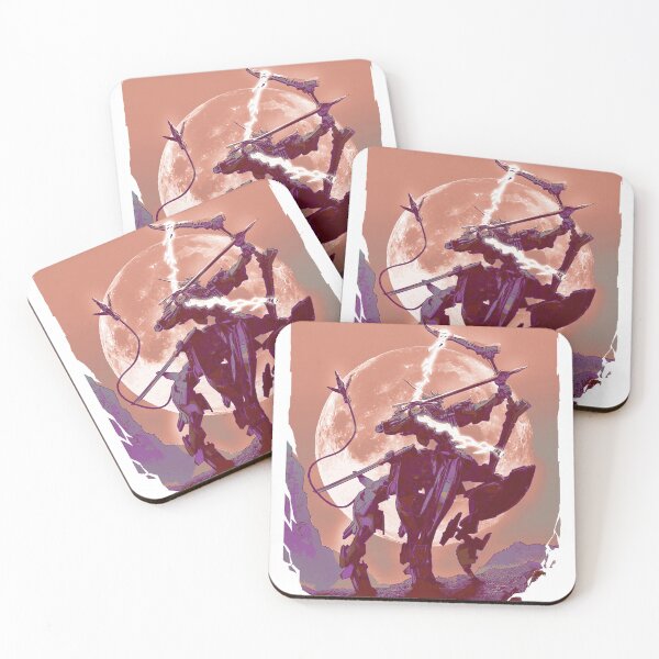 Aperçu de l'œuvre Barbataurus Barbatos Gundam vectoriel Peinture numérique cadre violet créée et vendue par sabartgunpla.