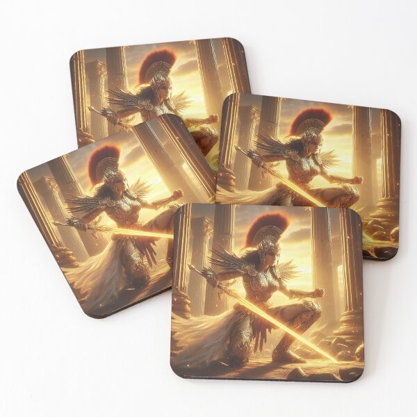 Item preview, Golden Amazon Warrior designed and sold by GalleryBrisArt.