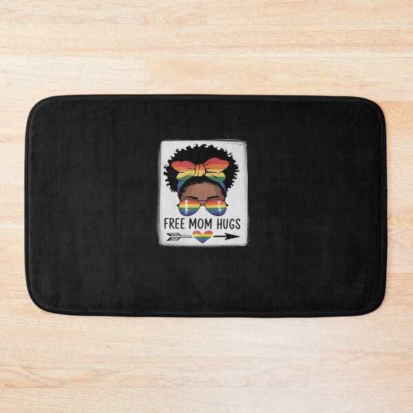 Item preview, Free Mom Hugs Messy Bun Lgbtq Lgbt Pride Month Black Women designed and sold by TAYLOROUSDALE.