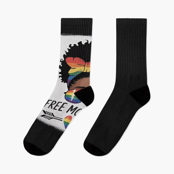 Item preview, Free Mom Hugs Messy Bun Lgbtq Lgbt Pride Month Black Women designed and sold by TAYLOROUSDALE.