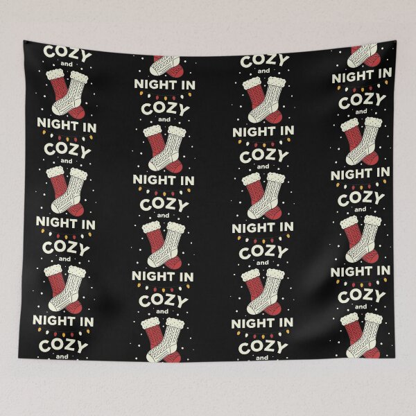 Item preview, Cozy Christmas Socks Holiday Illustration designed and sold by graphicnew.