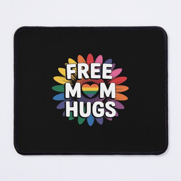 Item preview, Free Mom Hugs Shirt - LGBT Rainbow Sunflower designed and sold by TAYLOROUSDALE.