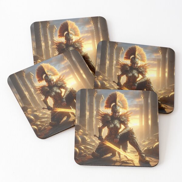 Item preview, Golden Amazon Warrior designed and sold by GalleryBrisArt.