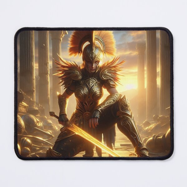 Item preview, Golden Amazon Warrior designed and sold by GalleryBrisArt.