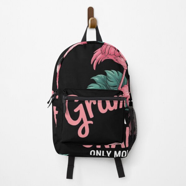Item preview, Grammingo Like An Grandma Only Awesome Floral Flamingo  designed and sold by MarryIsMonth.