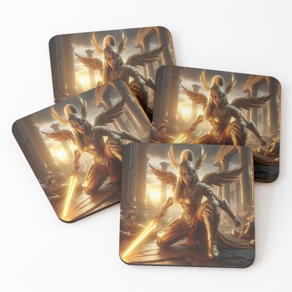 Item preview, Golden Amazon Warrior designed and sold by GalleryBrisArt.