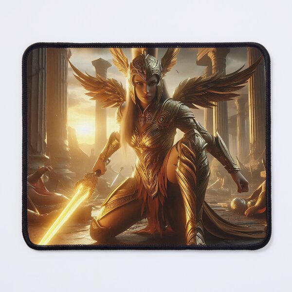 Item preview, Golden Amazon Warrior designed and sold by GalleryBrisArt.