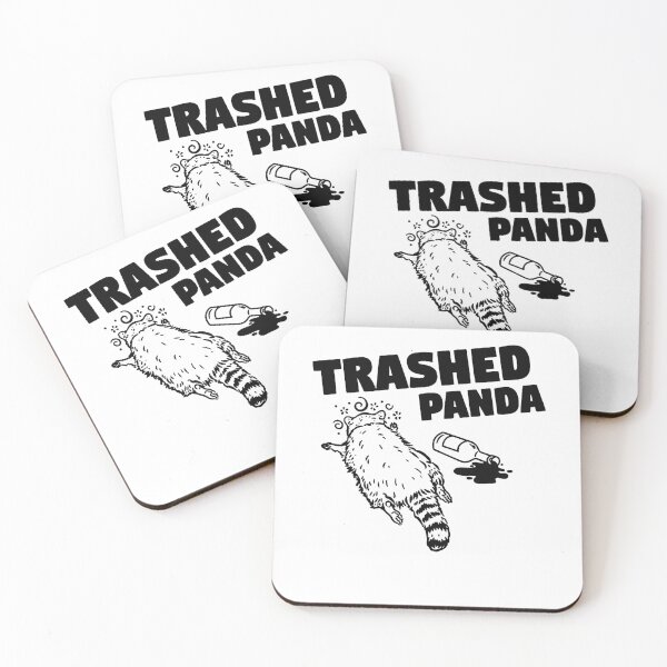 Item preview, Trashed Panda – Funny Drunk Raccoon Party Animal Design designed and sold by margamPagenberg.