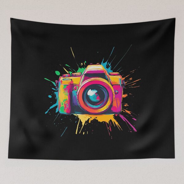 Item preview, Colors And Camera Combined For Joyful Vibes designed and sold by AlanaKaren.