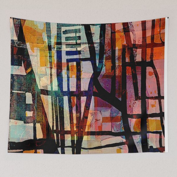 Item preview, Black Line Abstract designed and sold by ViaARTfactory.