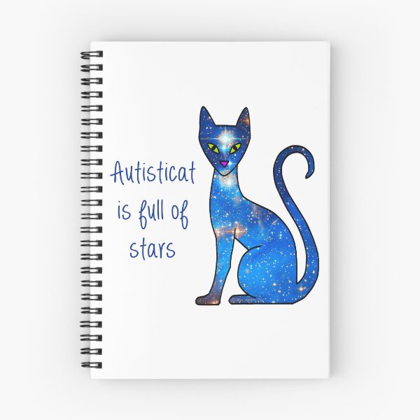 Item preview, Autisticat is Full of Stars designed and sold by Starfire Studio.