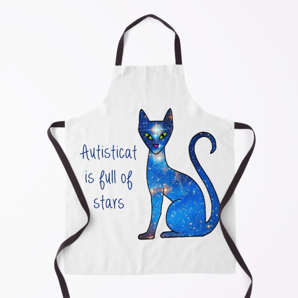 Item preview, Autisticat is Full of Stars designed and sold by Starfire Studio.