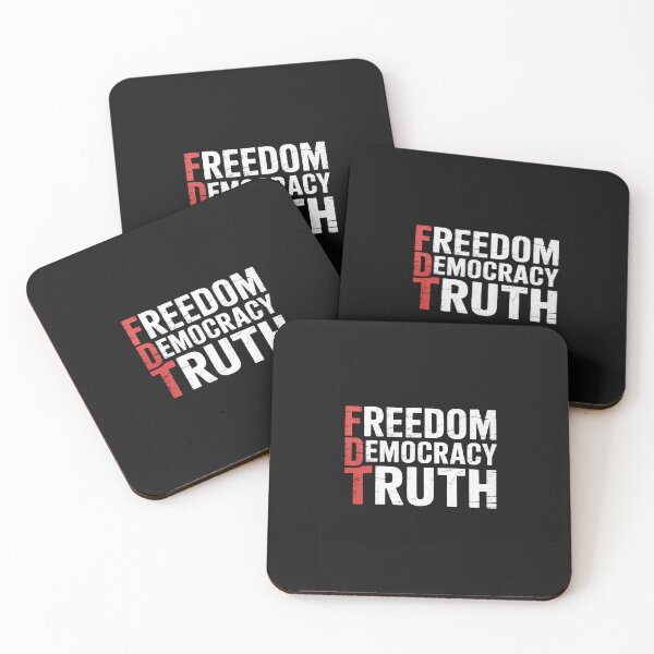 Item preview, Freedoms Democracy Truth Funny - Foxtrots Delta Tangos Tee Premium designed and sold by TAYLOROUSDALE.