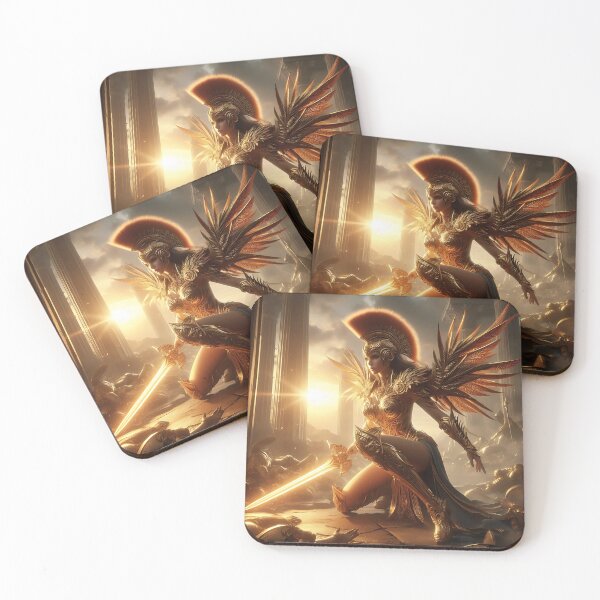 Item preview, Golden Amazon Warrior designed and sold by GalleryBrisArt.