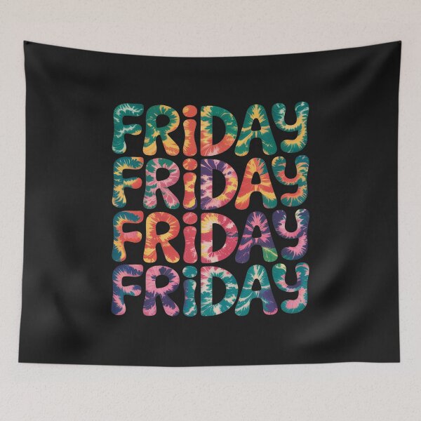Item preview, Fri-Yay Happy Friday Funny Teacher fri yay teacher tie dye designed and sold by TAYLOROUSDALE.