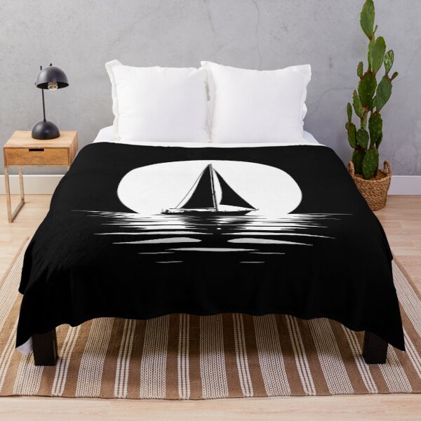 Item preview, Sailor Sailing Sailboat - Captain Boat Boating Sunset designed and sold by ClaraTeresa1.