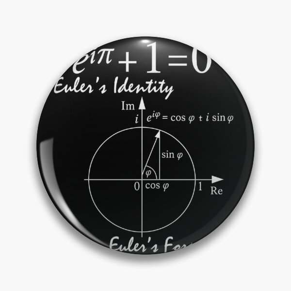 Item preview, Euler’s Identity & Formula – Beautiful Math Circle Design designed and sold by haitrieuic96.