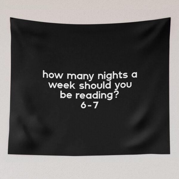 Item preview, How Many Nights A Week Should You Be Reading 6-7 Teacher designed and sold by PeggyBeverly.