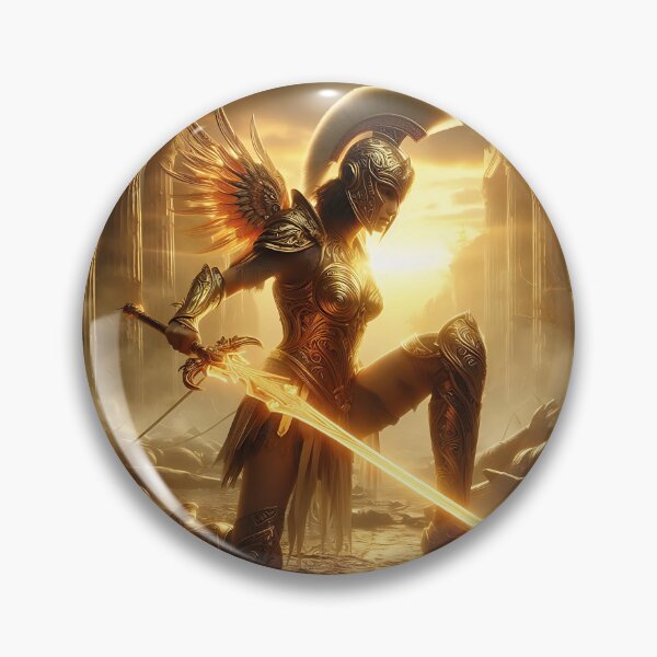 Item preview, Golden Amazon Warrior designed and sold by GalleryBrisArt.