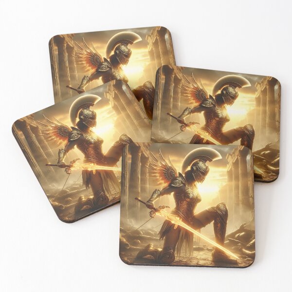 Item preview, Golden Amazon Warrior designed and sold by GalleryBrisArt.