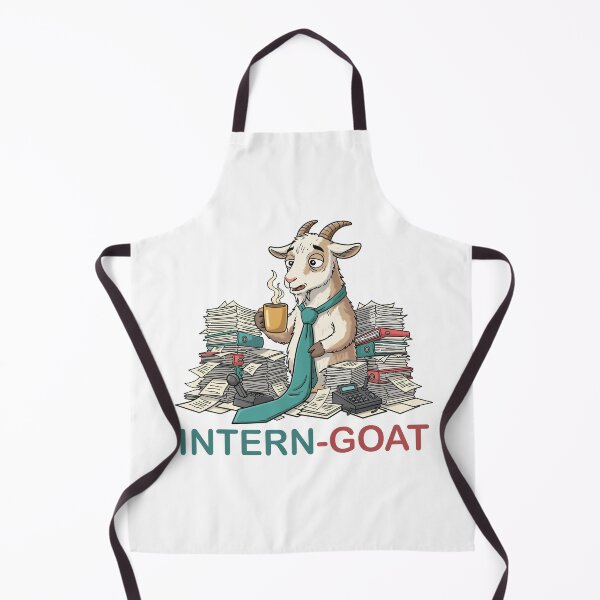 Item preview, Funny Overworked Intern Goat – Office Humor Cartoon designed and sold by holywarter.