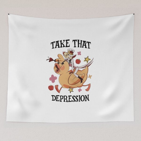 Item preview, Take That Depression Hazbin Hotel Lucifer designed and sold by Denisemichels.