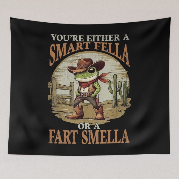 Item preview, Funny Cowboy Frog Meme T-Shirt designed and sold by LarryMBrown.