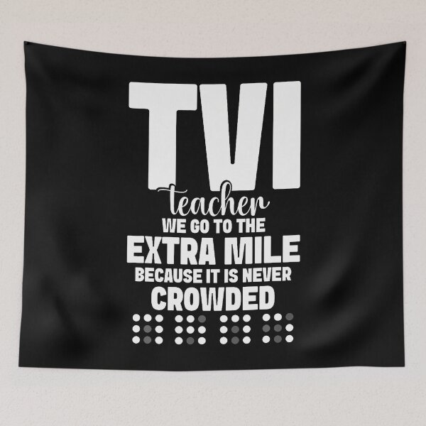 Item preview, Visually Impaired Squad Extra Mile Visually Impaired Teacher designed and sold by MarionCharleen.