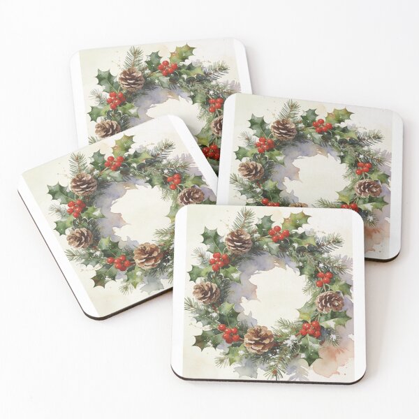 Item preview, Christmas Wreath with Pinecones designed and sold by ZOMILA.