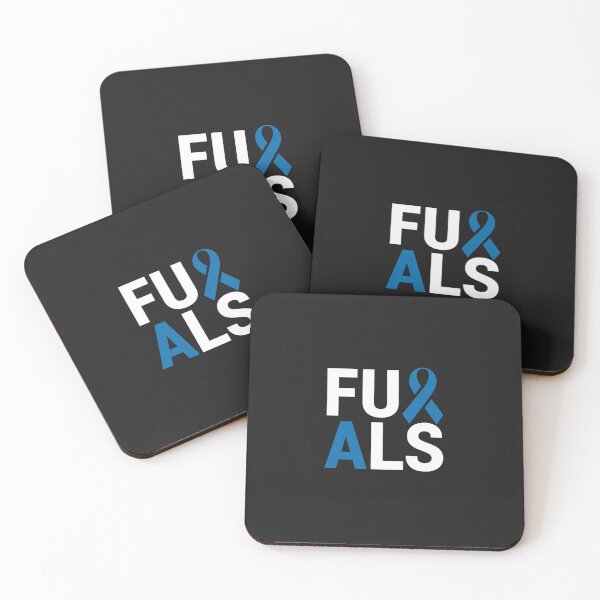 Item preview, Fuck ALS Awareness Month Blue Ribbon Support Squad Fighter designed and sold by TAYLOROUSDALE.