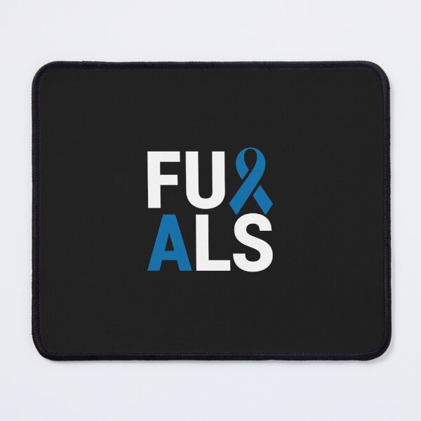 Item preview, Fuck ALS Awareness Month Blue Ribbon Support Squad Fighter designed and sold by TAYLOROUSDALE.