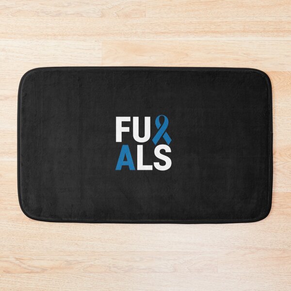 Item preview, Fuck ALS Awareness Month Blue Ribbon Support Squad Fighter designed and sold by TAYLOROUSDALE.