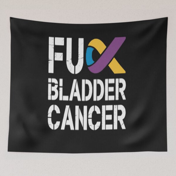 Item preview, Fuck Bladder Cancer Awareness Month Ribbon Warrior Survivor designed and sold by TAYLOROUSDALE.