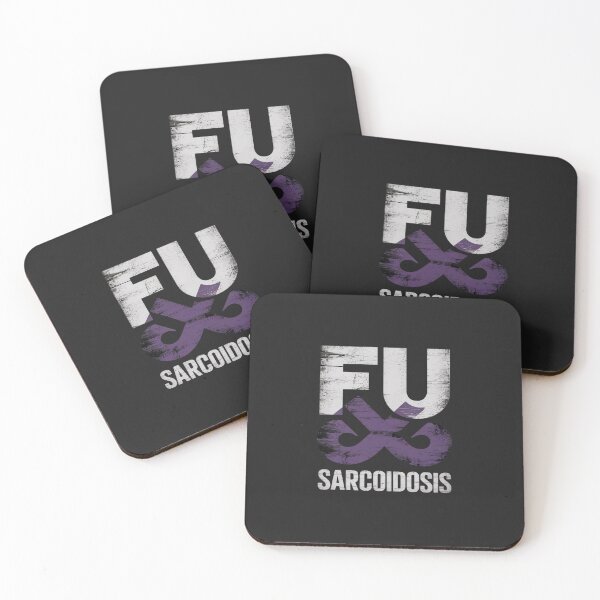 Item preview, Fuck FU Sarcoidosis Awareness Month Purple Ribbon Support designed and sold by TAYLOROUSDALE.