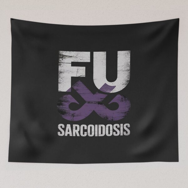 Item preview, Fuck FU Sarcoidosis Awareness Month Purple Ribbon Support designed and sold by TAYLOROUSDALE.