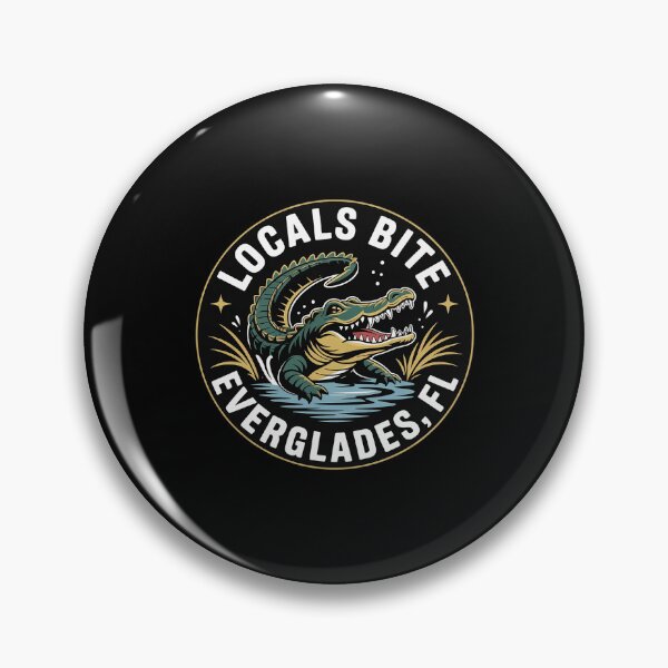 Item preview, Locals Bite Alligator Florida Everglades Alligator  designed and sold by MarryIsMonth.