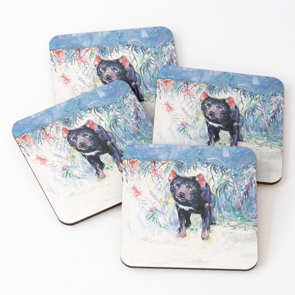Item preview, Tassie Devil in the Bottlebrush designed and sold by Pieter Zaadstra Studio.