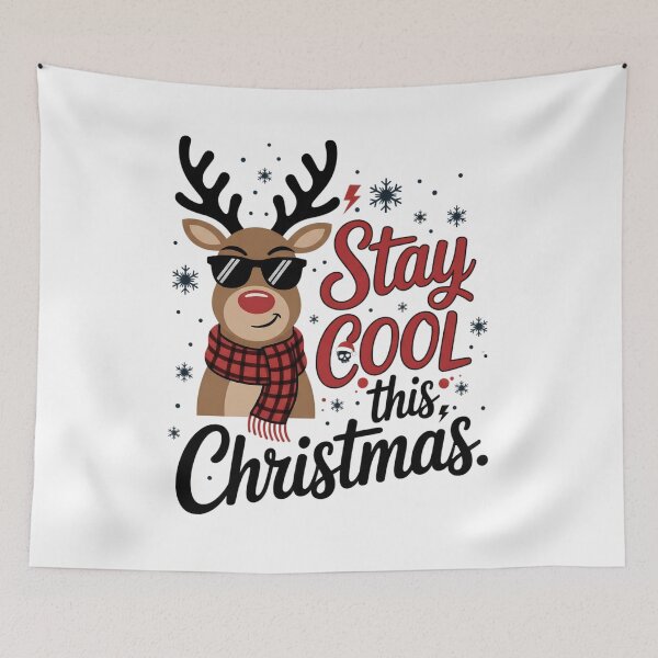 Item preview, Reindeer Christmas Cool Vibes designed and sold by SoulenCify.